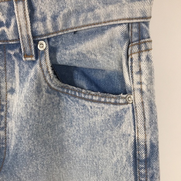 Revice Light Wash Distressed button Fly Jeans Size 26 - Picture 7 of 15